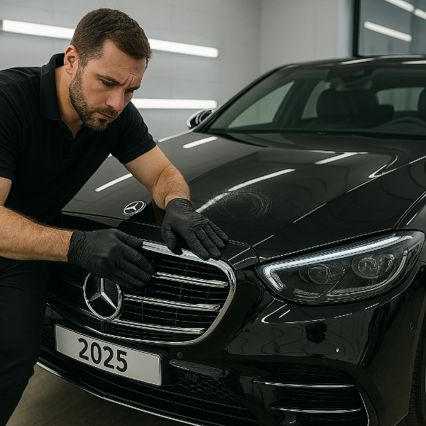 광택 작업중 광택면 손상으로 작업자 망연자실