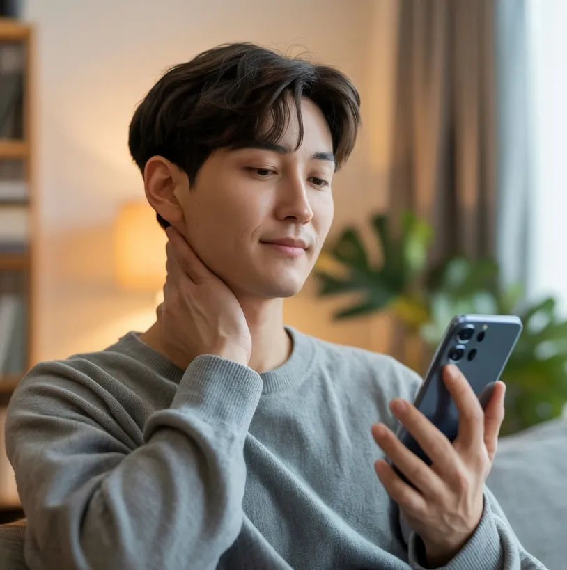 목근육 통증 이미지