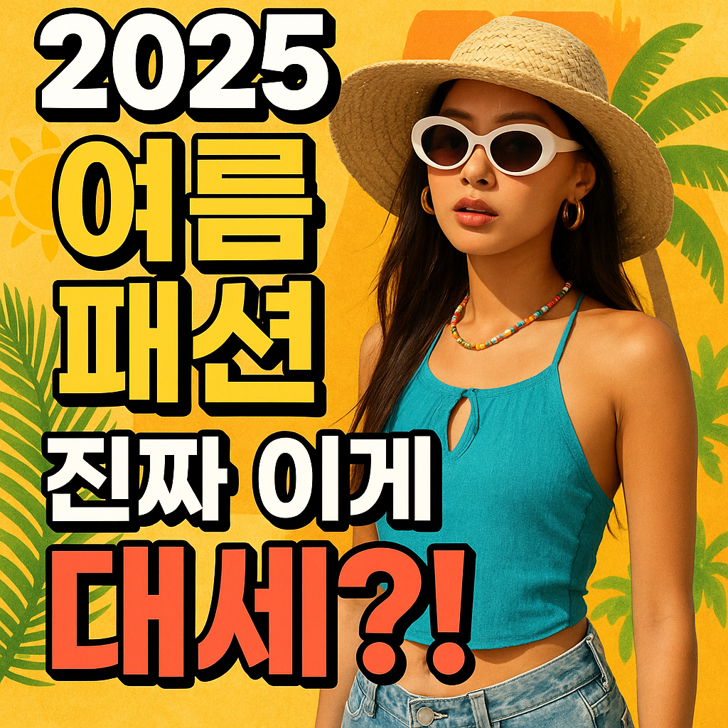 🌞2025 여름 패션, 진짜 이게 대세?!🌴