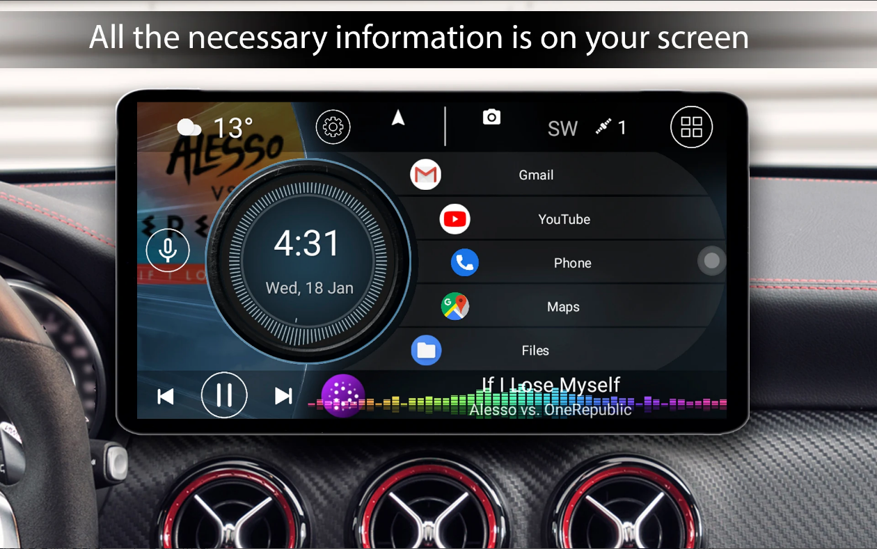 Car Launcher, 안드로이드 차량용 런처, 맞춤 설정과 편리한 기능