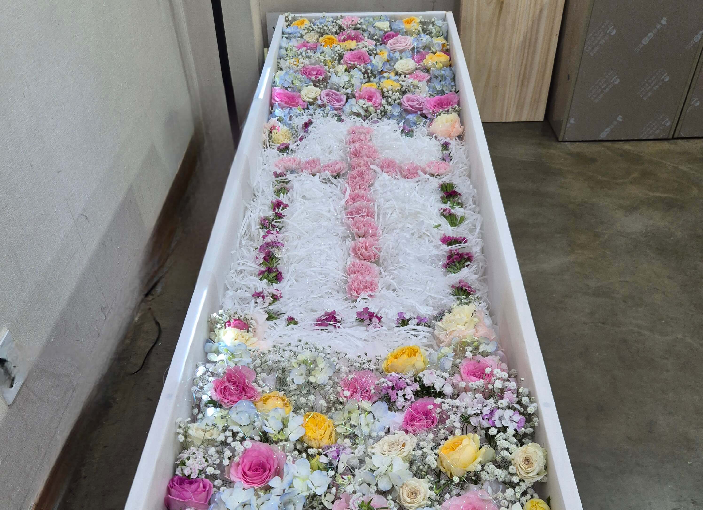 기독교 입관 사진