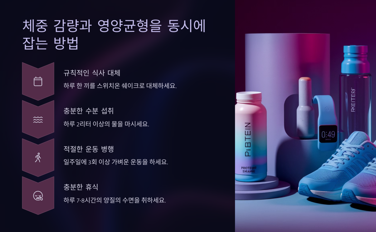 스위치온 다이어트 단백질 쉐이크 4