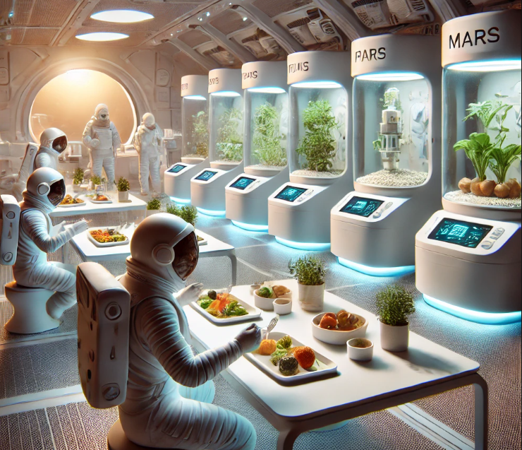 우주 식량과 화성 개척을 위한 식단