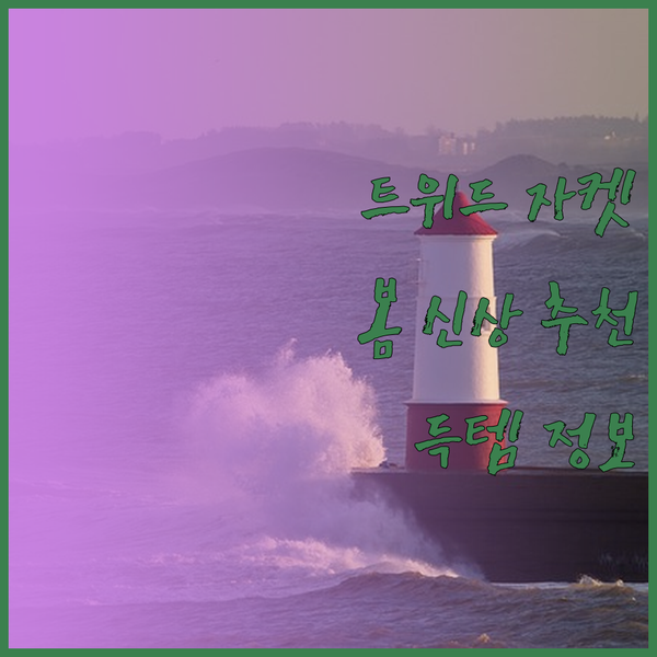 트위드 자켓 득템 정보! 봄맞이 여성