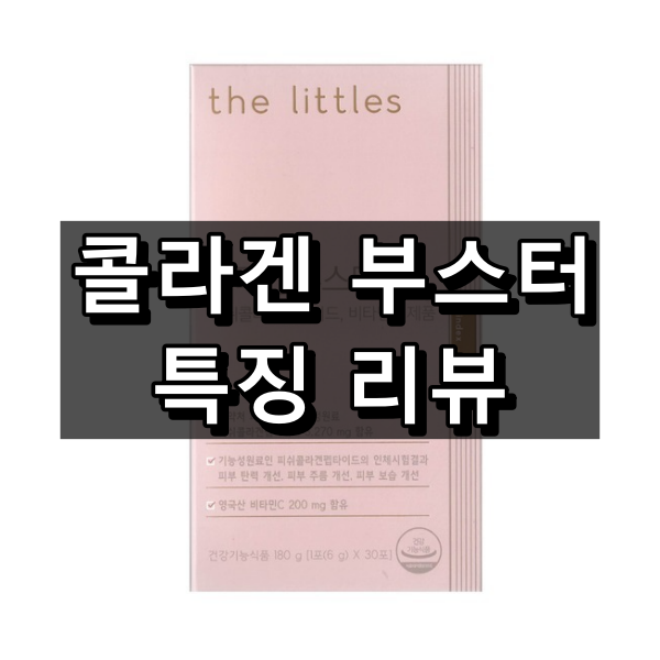 콜라겐 부스터 특징 리뷰