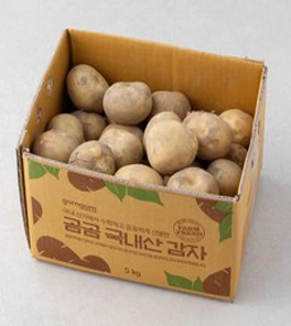 [감자청년] 2023년 햇감자 두백감자 왕왕/ 왕/ 특/ 상사이즈 20kg 10kg 5kg 3kg&#44; 5kg 왕&#44; 1박스