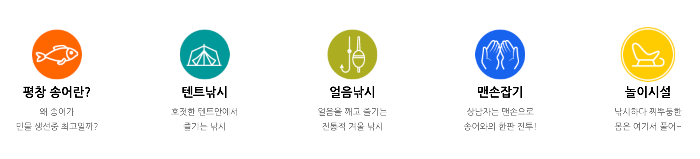 평창송어축제 주요 프로그램