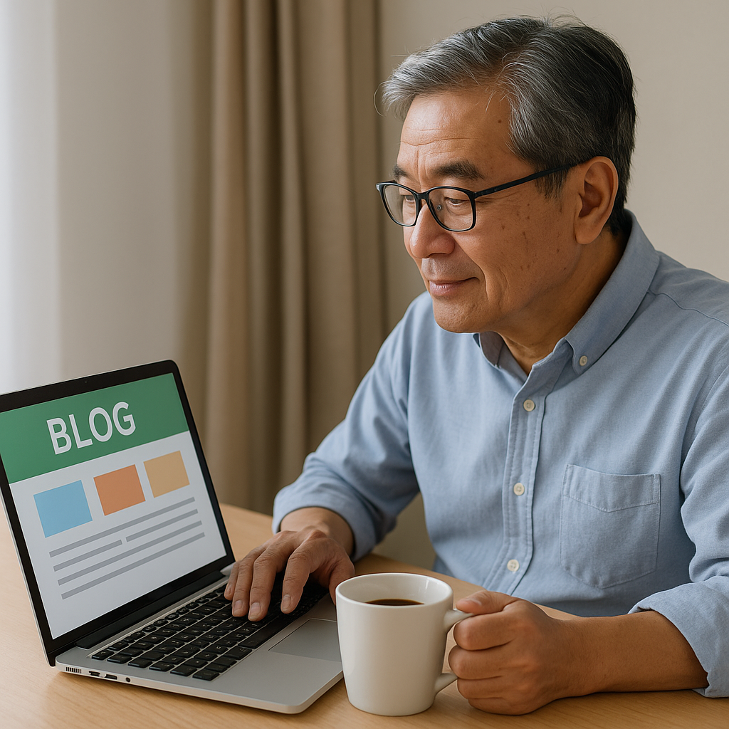 60대 부업 블로그 운영