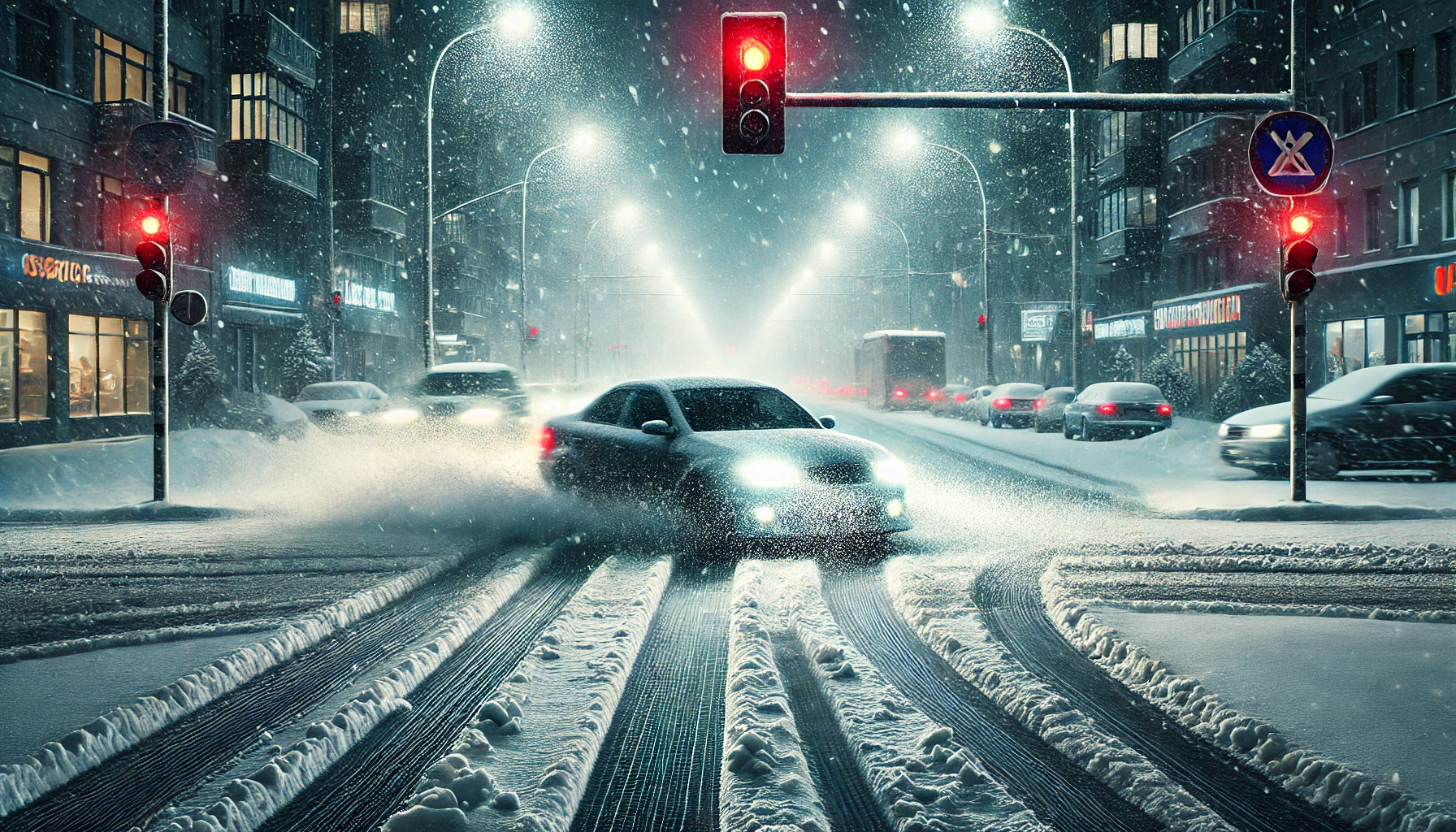 신호 위반한 차량