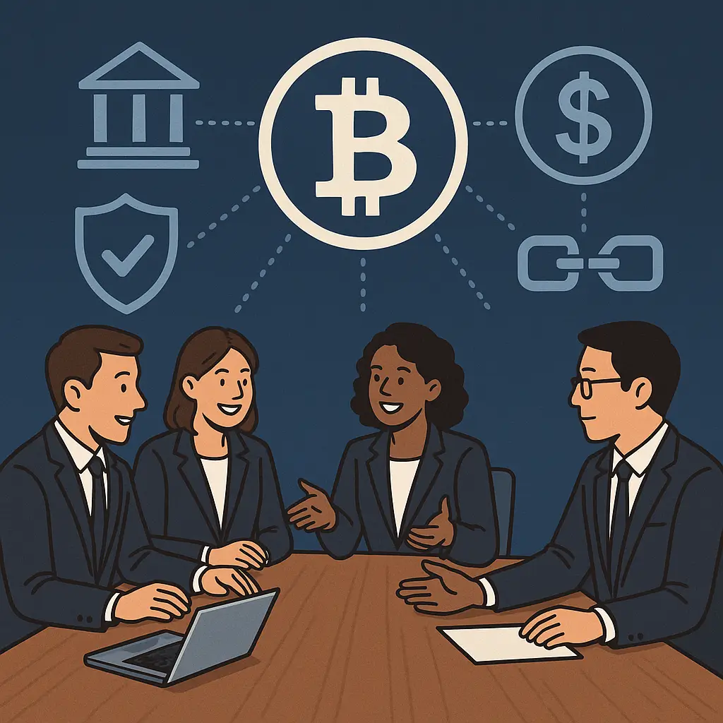 금융권과 스테이블코인 발행사의 고위급 회동을 통한 협력 논의