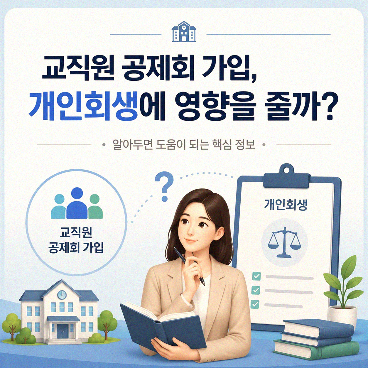 교직원 공제회 회원, 서울보증보험 개인회생 가능할까?