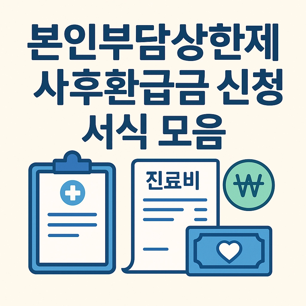 본인부담상한제 사후환급금 신청 서식 모음 자료실 바로가기