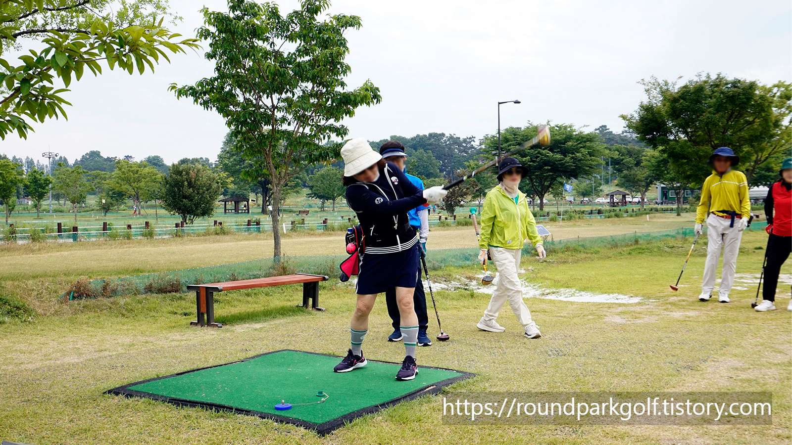 라운드 파크골프 동호회 부여 백마강 파크골프장 정모