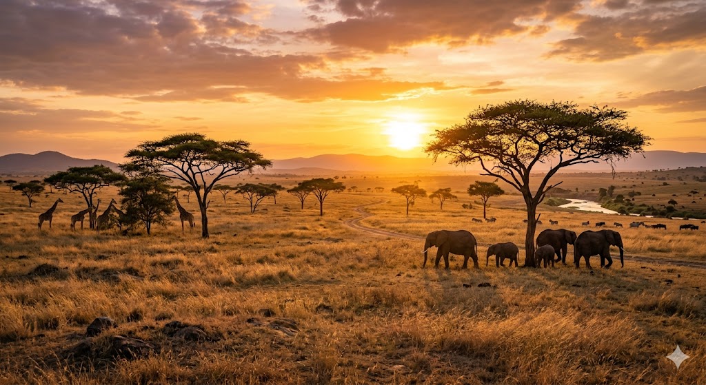 광활한 아프리카 초원