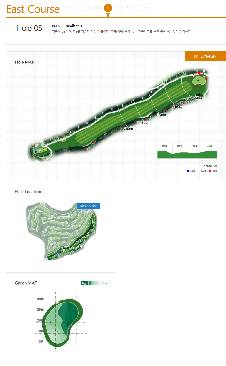 블루원 용인 CC 공략도 05