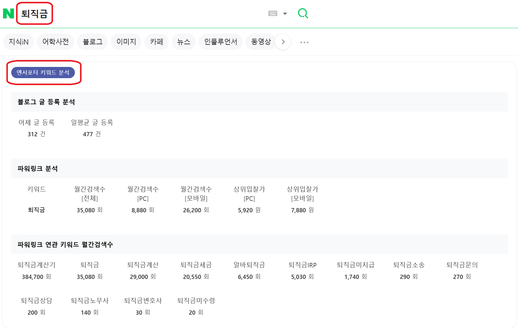 네이버 엔서포터 사용후기