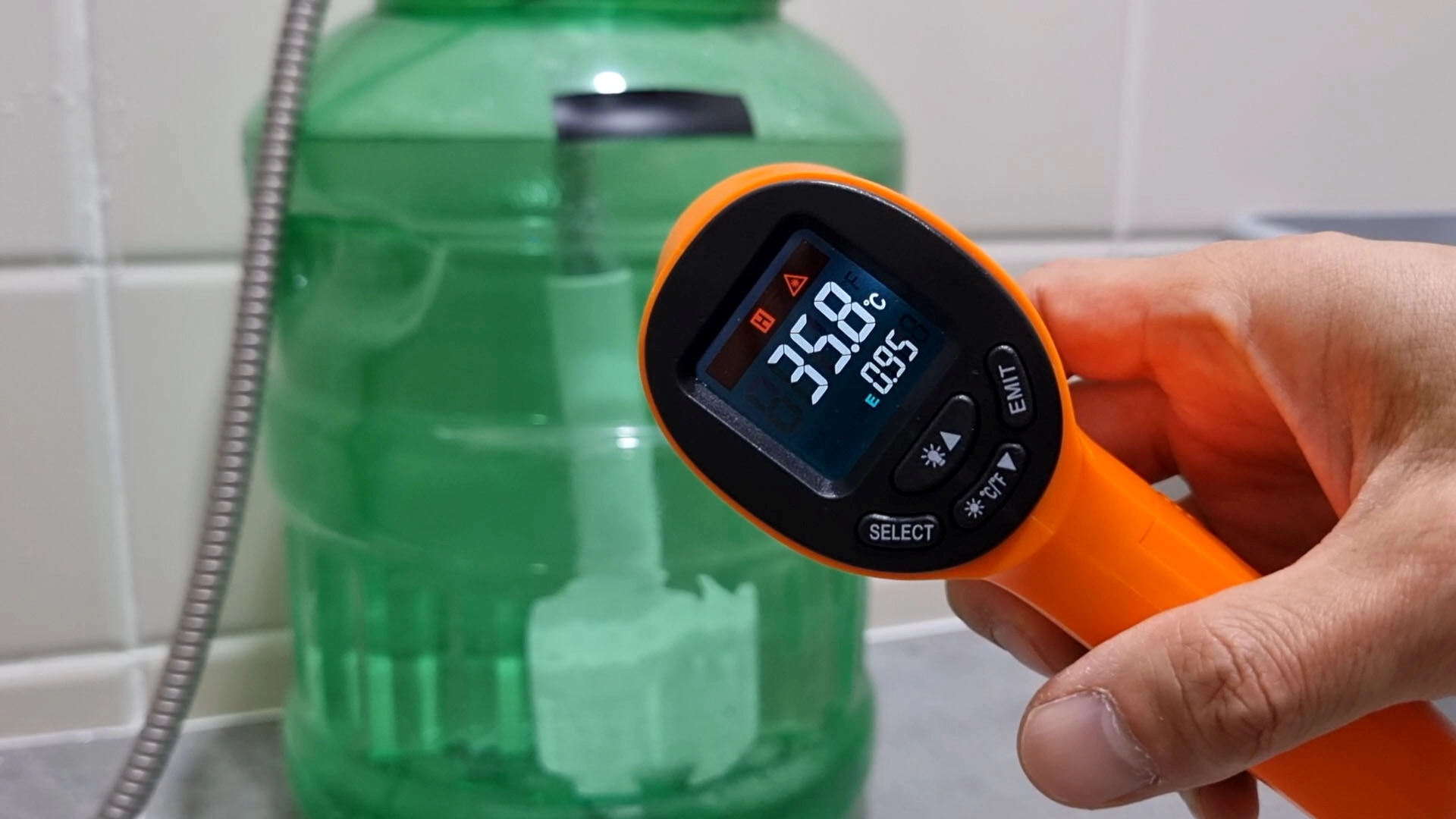 보일러 온수 저온 온도