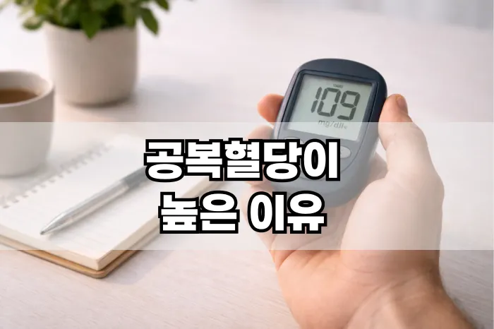 공복혈당이 높은 이유
