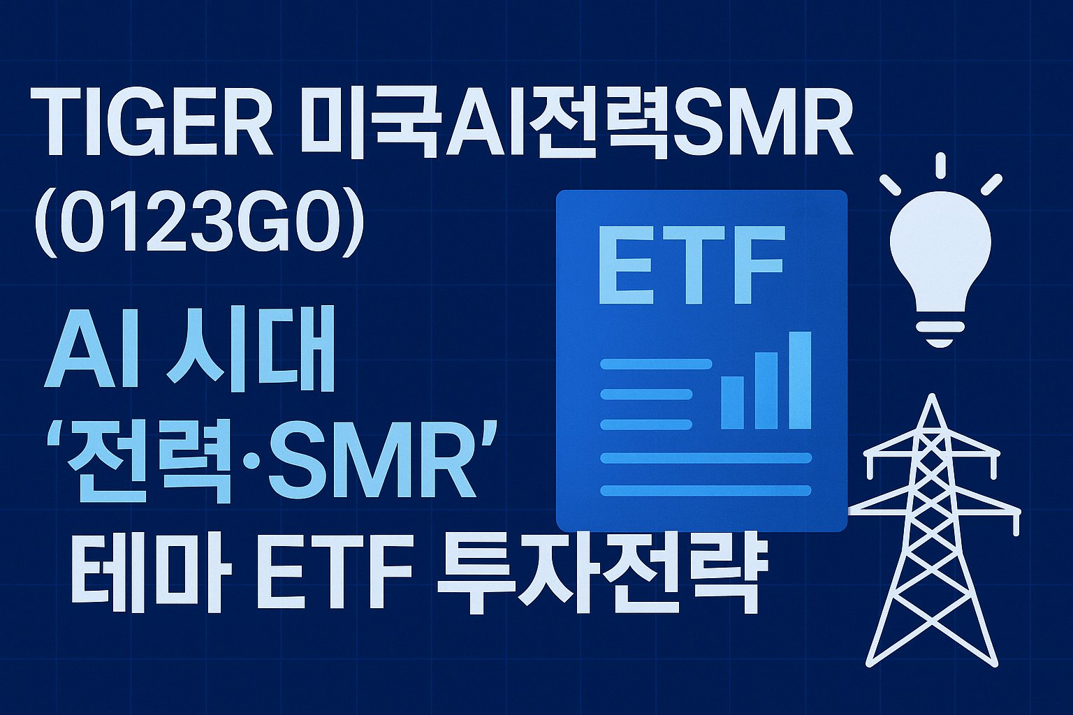 TIGER 미국AI전력SMR 관련 이미지