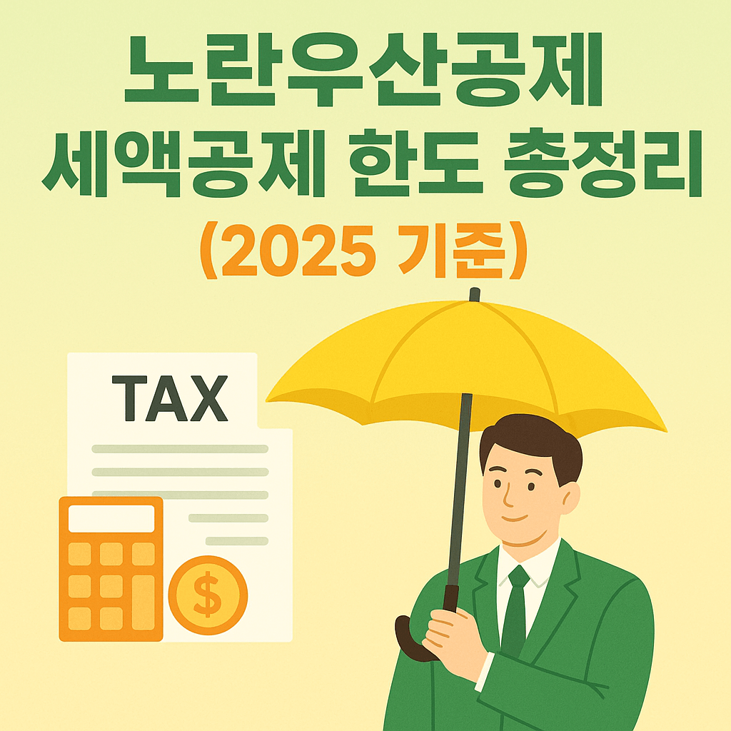 2025 한국 노란우산공제 세액공제 한도 총정리