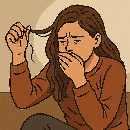 머리를 뽑고 나서야 안심이 된다 트리코틸로마니아 (강박,자기파괴,통제상실)