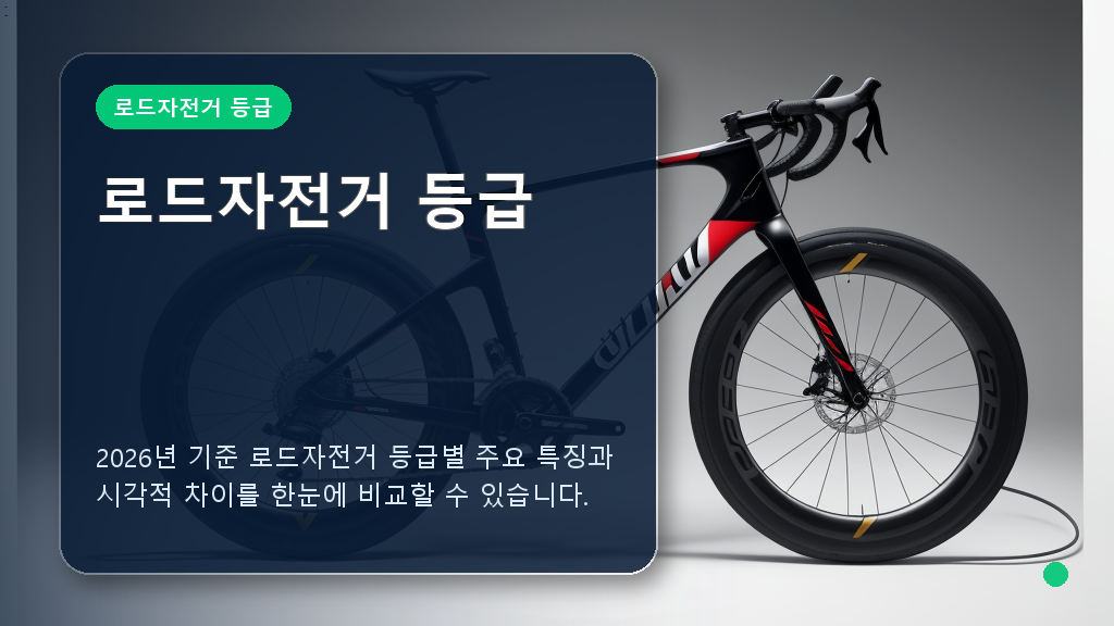 로드자전거 등급별 프레임 소재와 디자인 비교