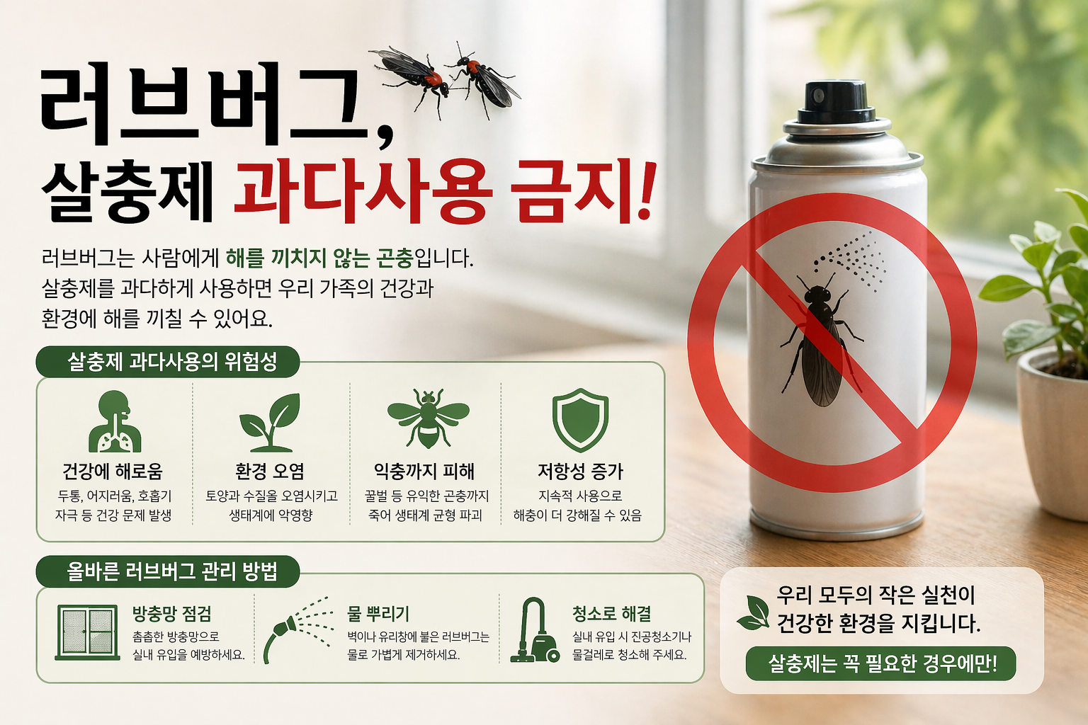 러브버그 대처법