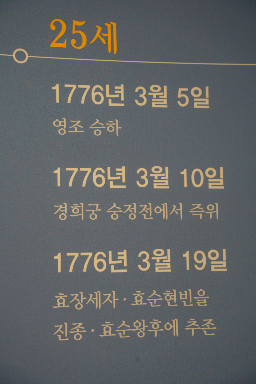 수원화성 박물관 정조대왕 일대기