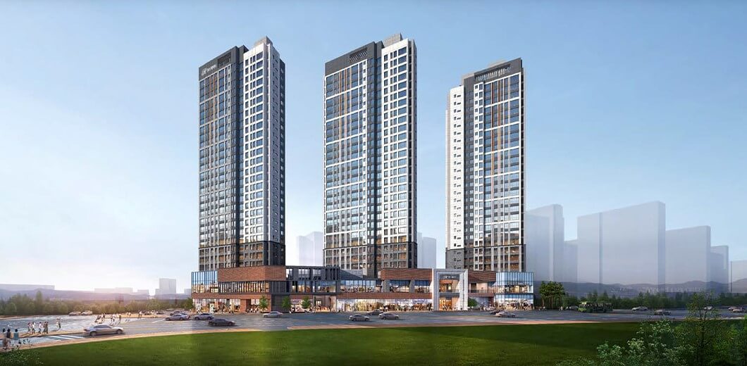 힐스테이트 인덕원 민간임대 조감도