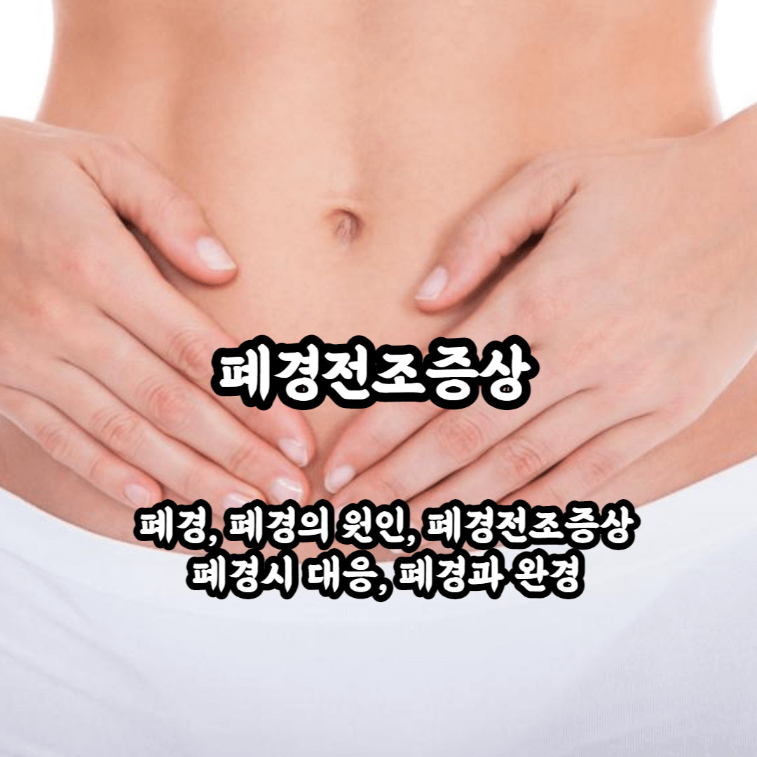 폐경전조증상 블로그 썸네일