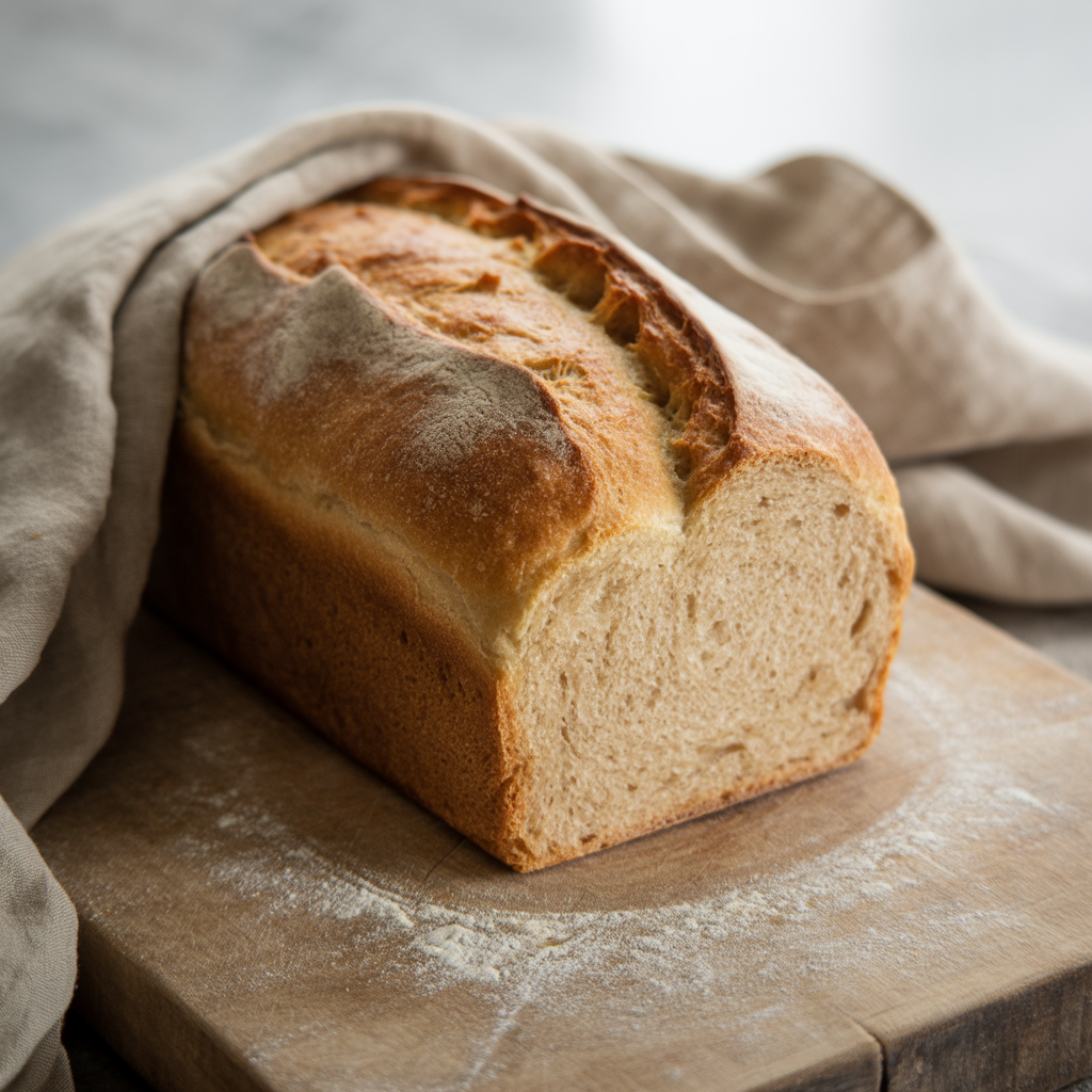 이스트 없이 촉촉한 빵 만들기