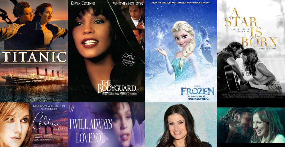 관련 영화 포스터 이미지와 가수 사진