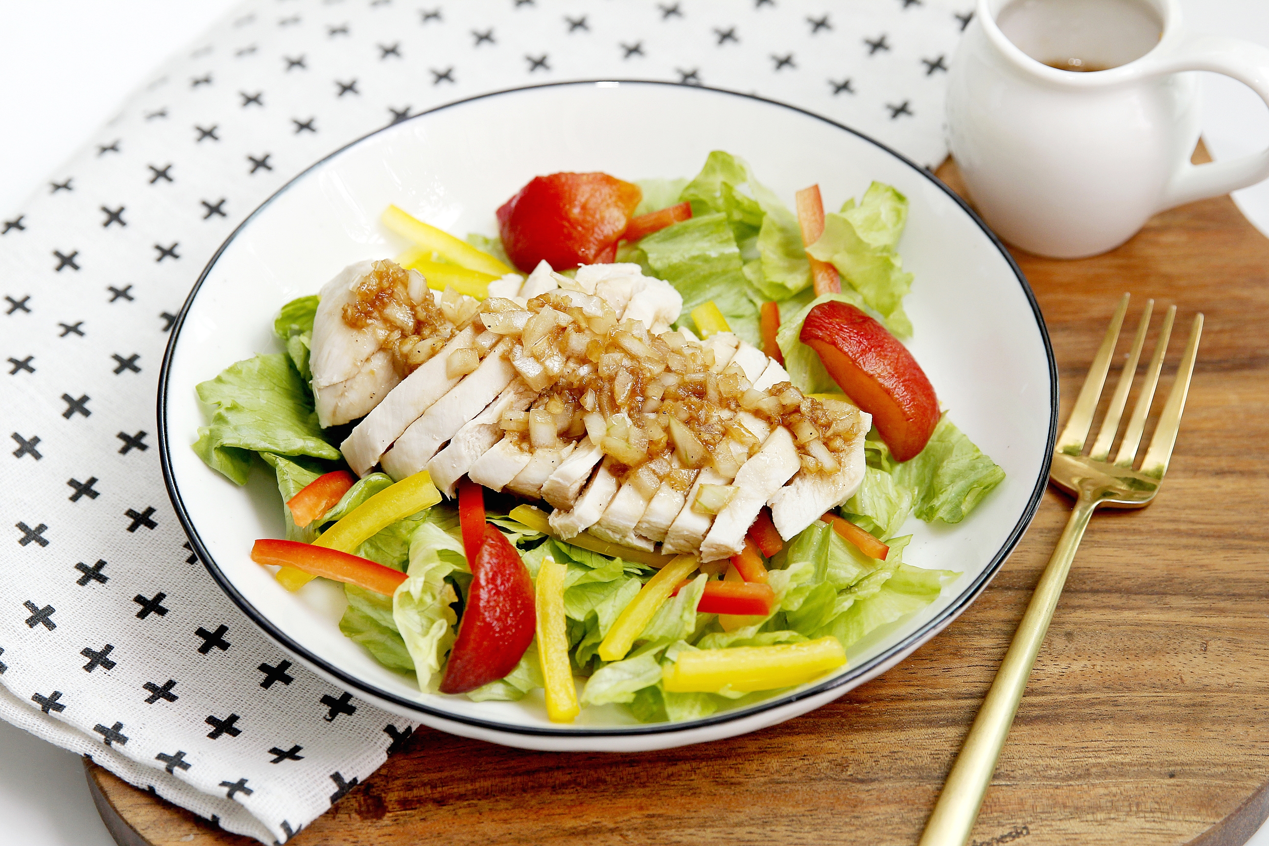 닭가슴살샐러드_오리엔탈소스