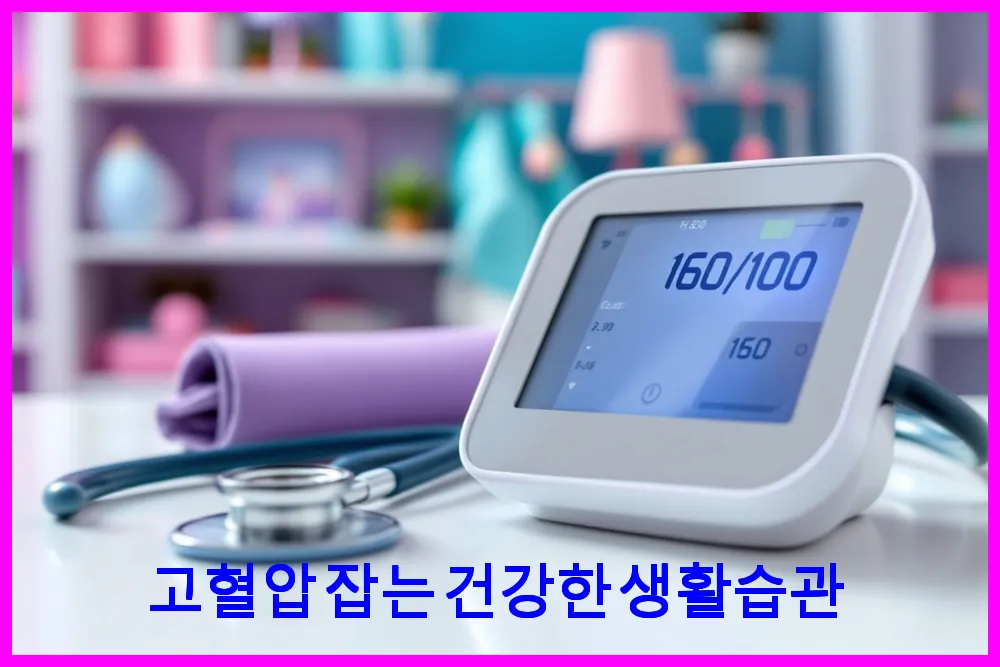 고혈압 잡는 건강한 생활습관