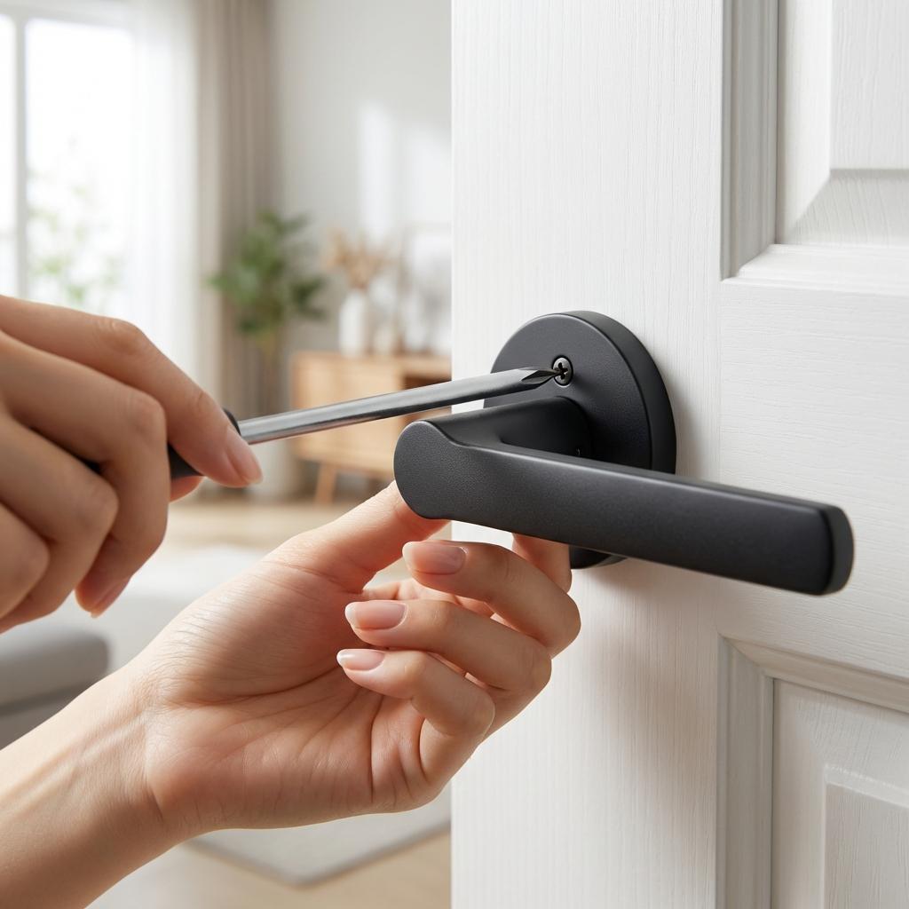 다이소 방문손잡이 교체 방법 A to Z