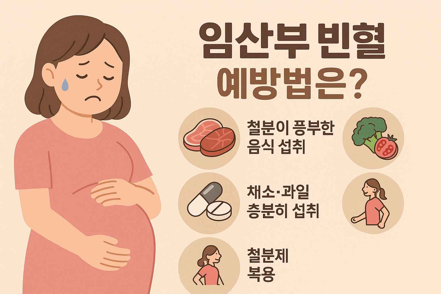 임산부 빈혈 예방법