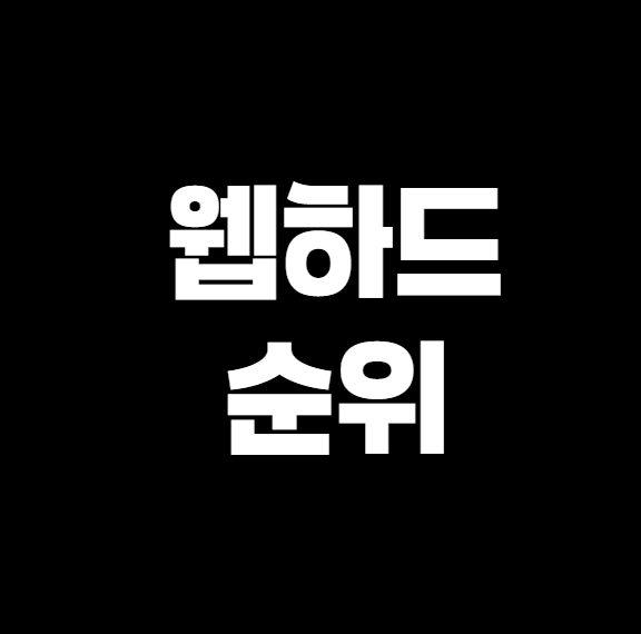 최신 웹하드 순위 – 속도, 용량, 보안까지 비교!