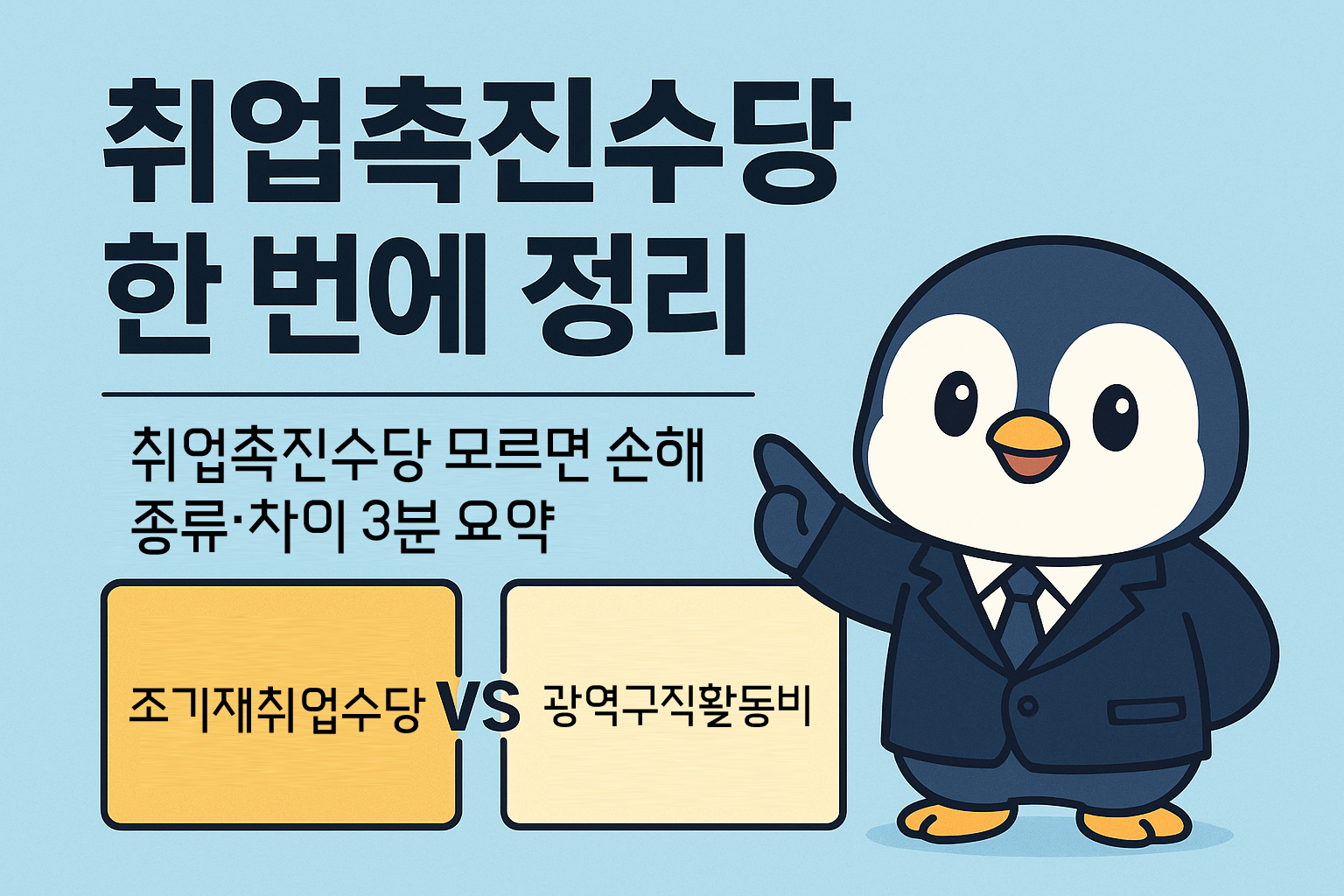 취업촉진수당 종류·차이 2025 (조기재취업수당·광역구직활동비 한 번에 정리)