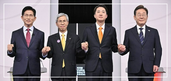 방송 토론회, 김문수 권영국 이준석 이재명