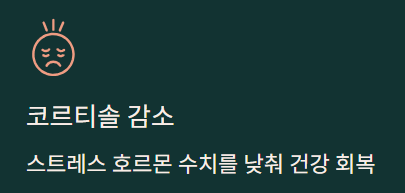 스트레스 완화에 좋은 차