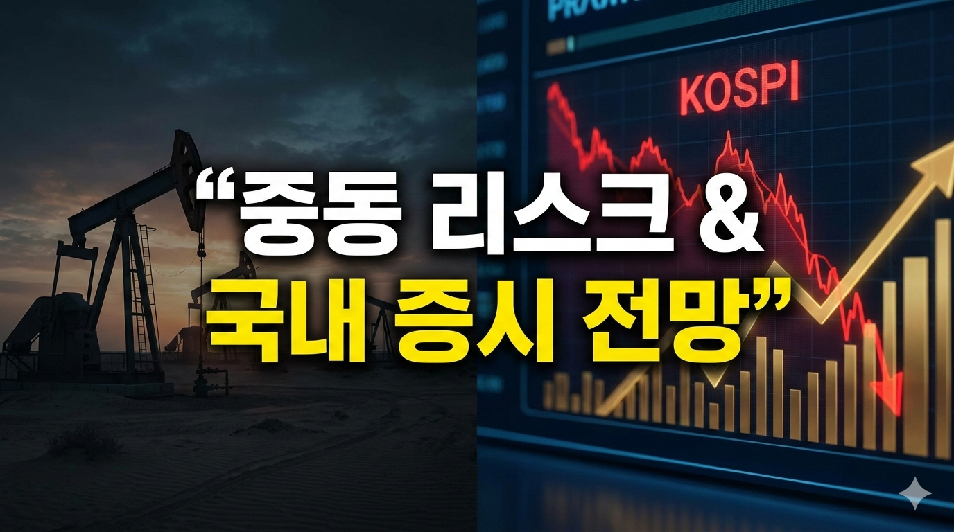 중동 리스크 속 코스피 하락 2026 증시 생존 전략 3가지