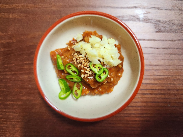 완성된 저염 쌈장