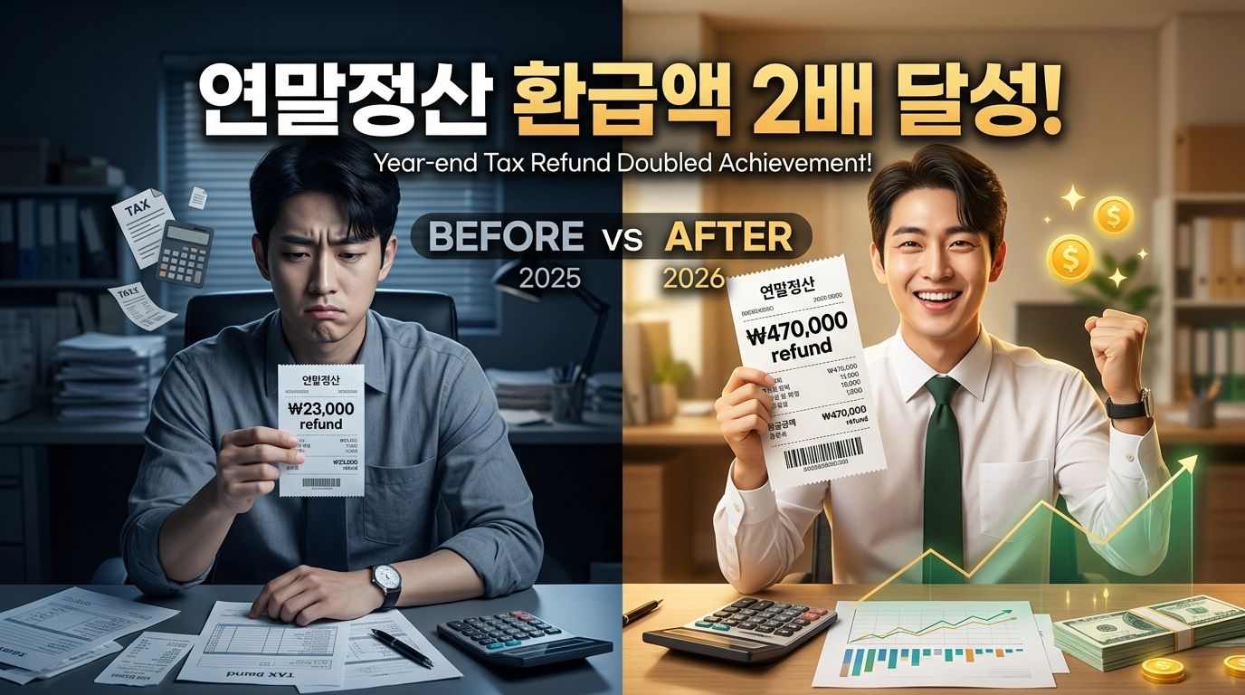 월급 300만원 직장인이 연말정산 세액공제 극대화로 환급액을 2배 늘린 실전 노하우 대표 이미지