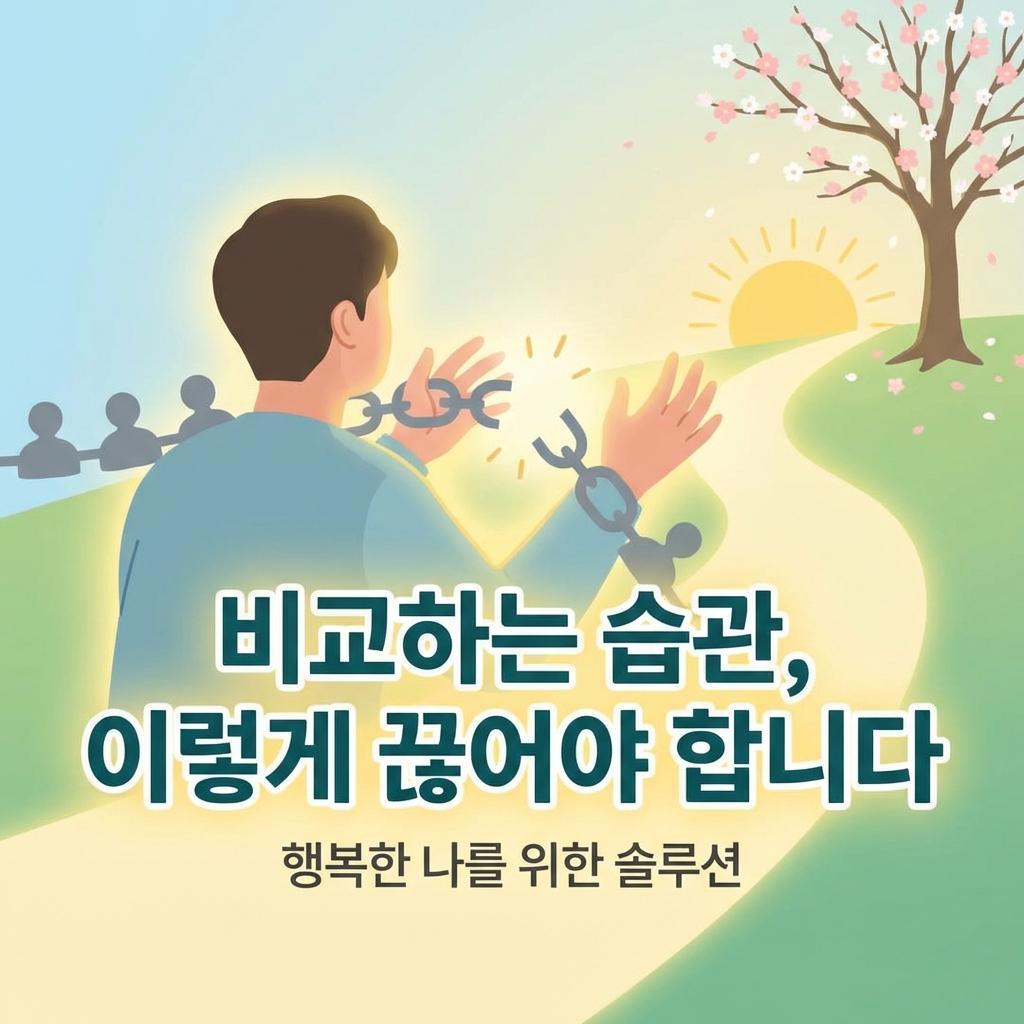 비교하는 습관, 이렇게 끊어야 합니다
