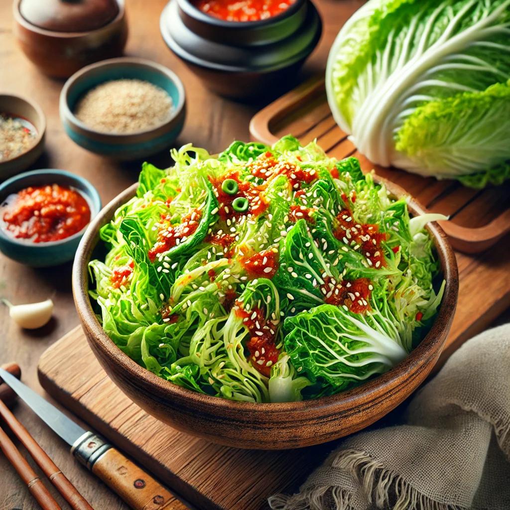 봄동무침 봄동겉절이 봄동으로 밑반찬 만들기