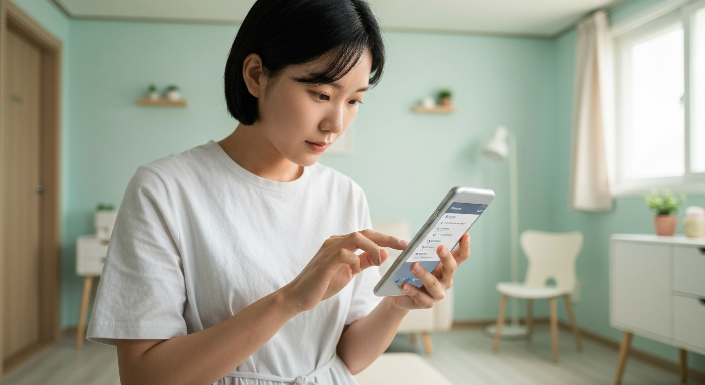 스마트폰 분실 사전설정 화면