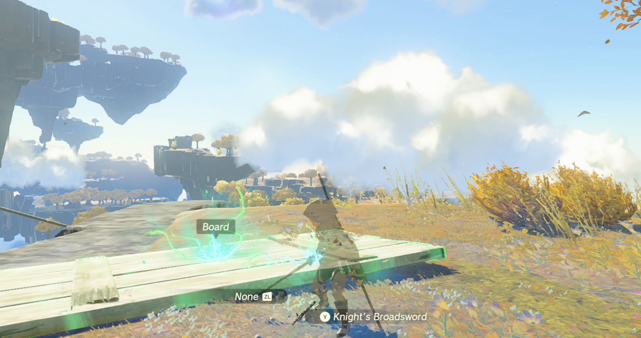 젤다의 전설, 염력을 이용해 조립하는 링크