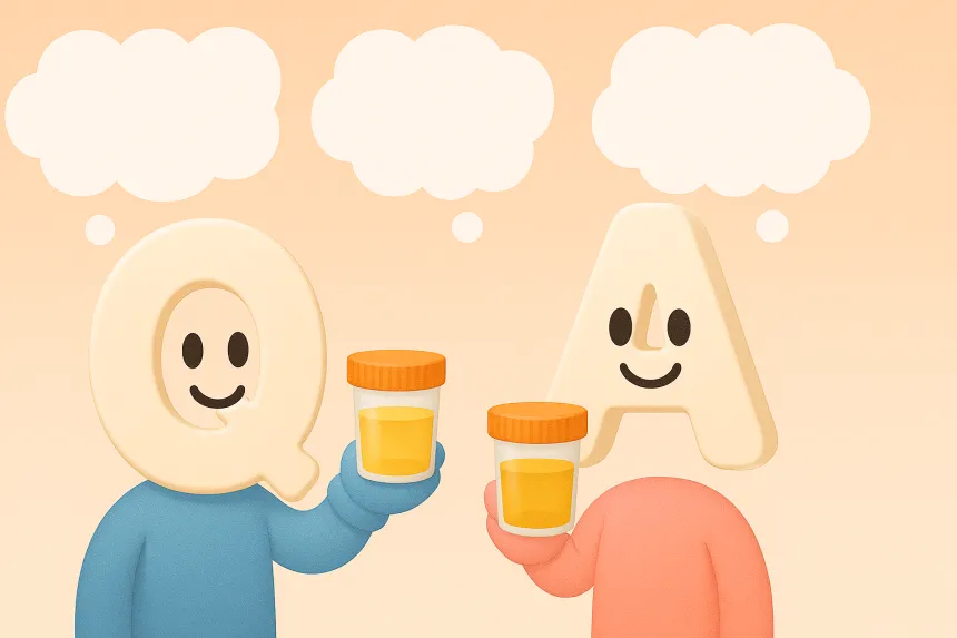 소변 색깔에 대한 궁금중