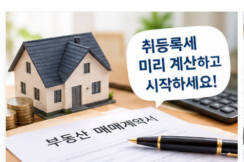 취등록세 자동계산을 상징하는 썸네일 이미지
