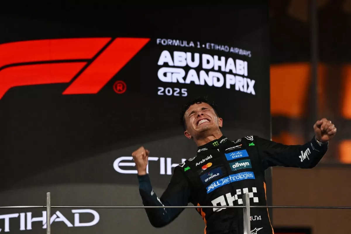 2025 F1 월드챔피언 랜도 노리스